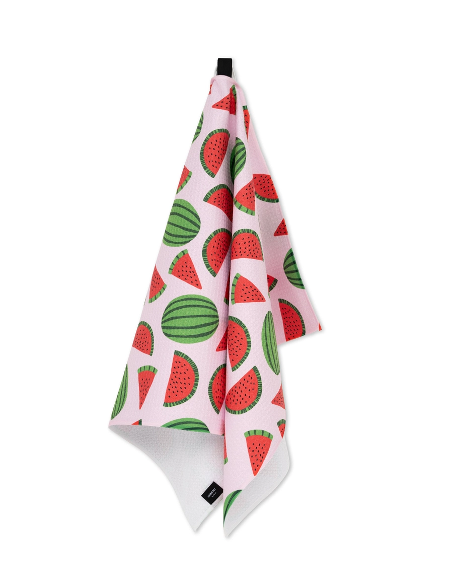 Geometry Tea Towel: Sweet Watermelon