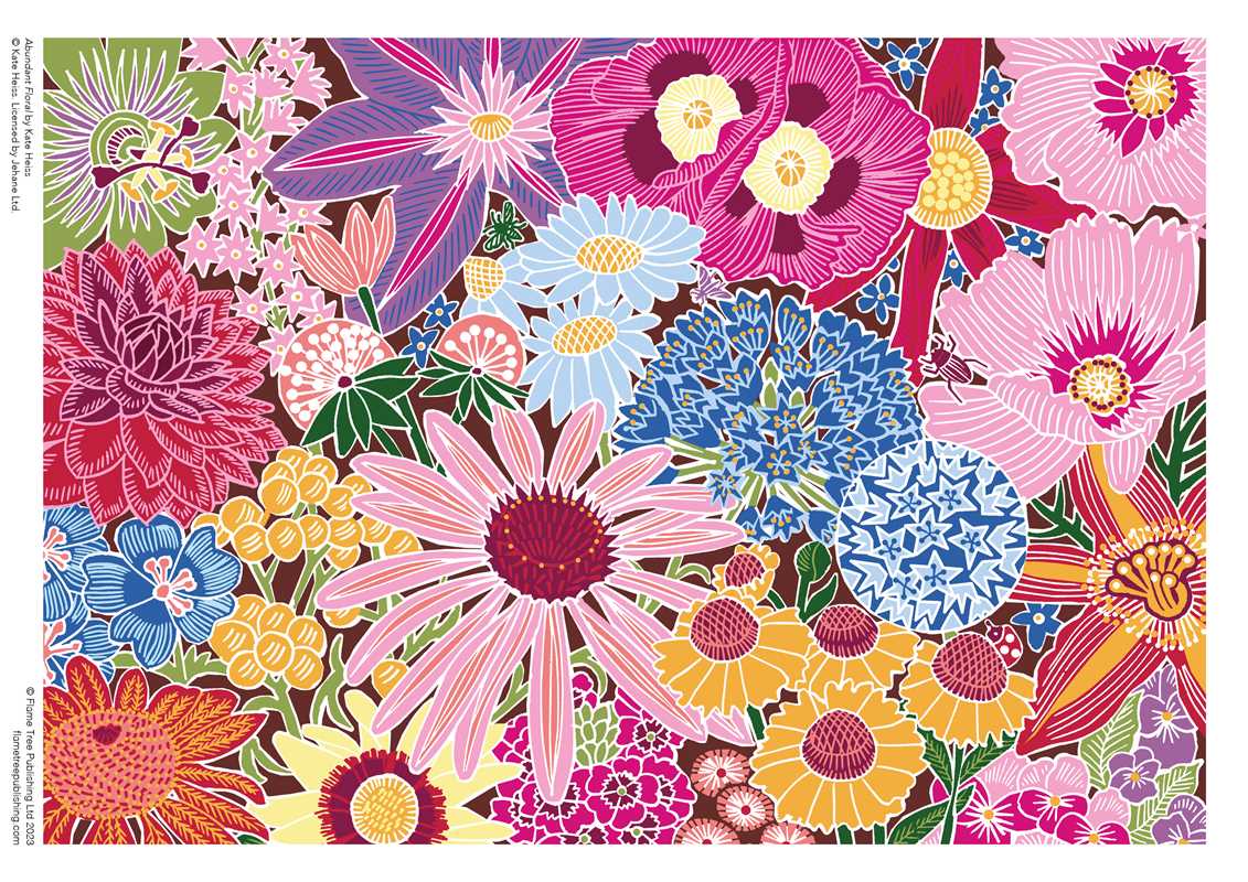 Abundant Floral Puzzle 1000pc