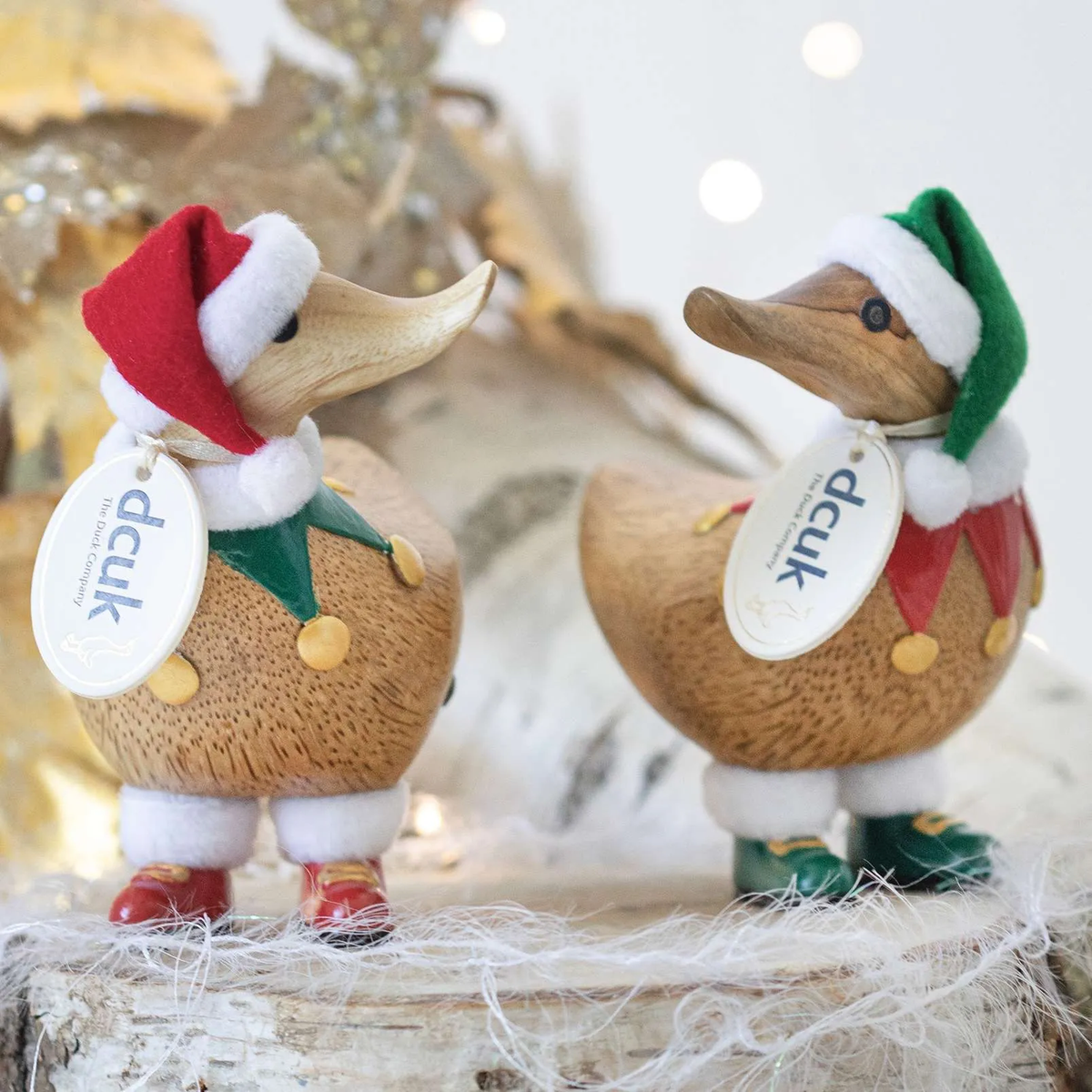 Traditional Christmas Ducky-Elves