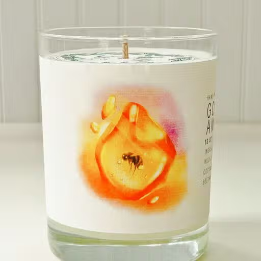 Golden Amber Candle