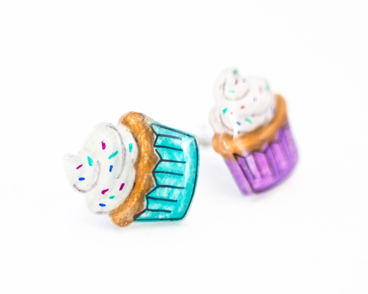 Cupcake Stud Earrings