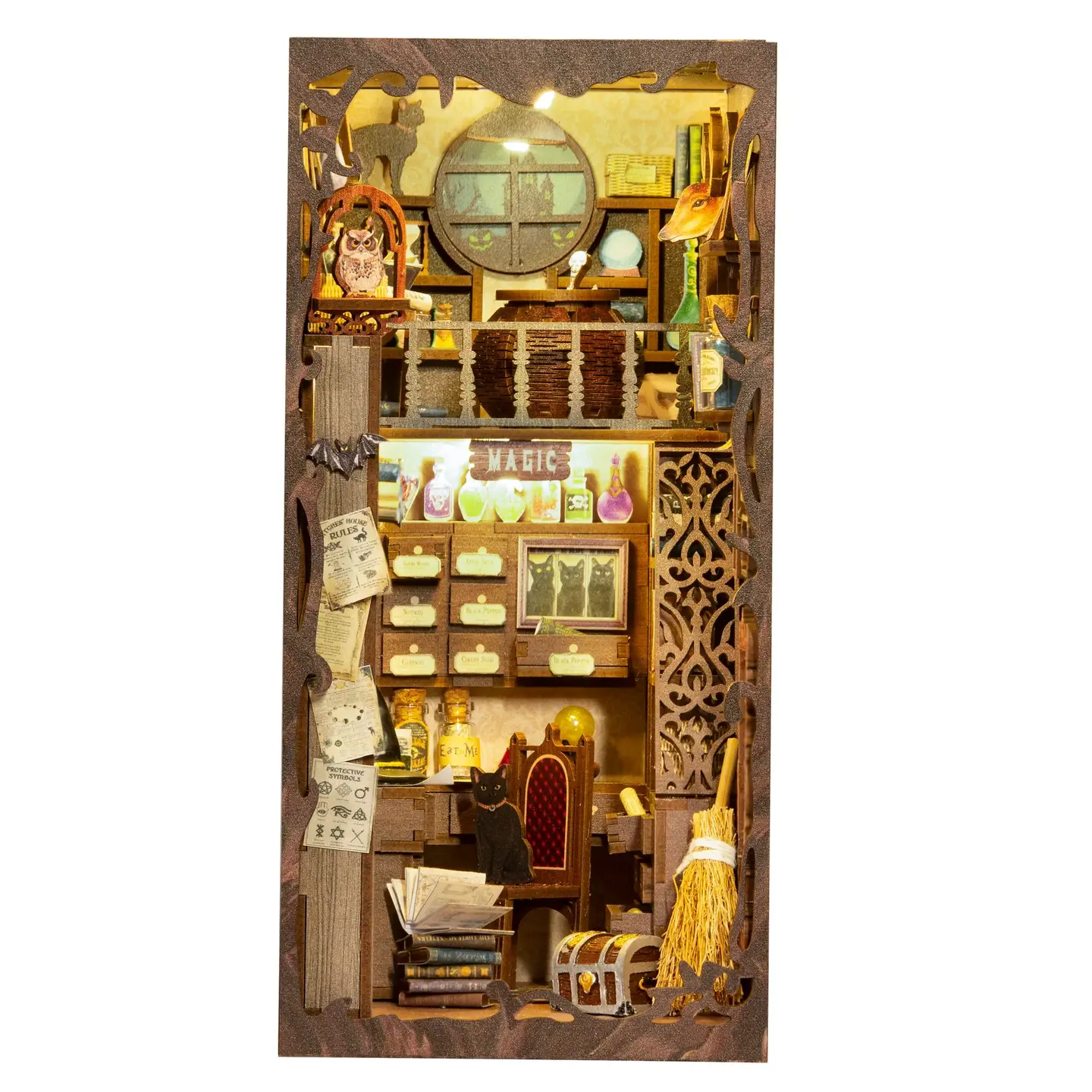 DIY Miniature Book Nook Kit: Magic Pharmacist