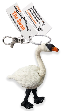 The Swan String Doll Keychain