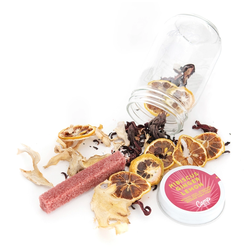 Hibiscus Ginger Lemon Cocktail