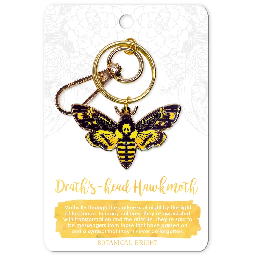 Deaths Head's Hawkmoth Keychain