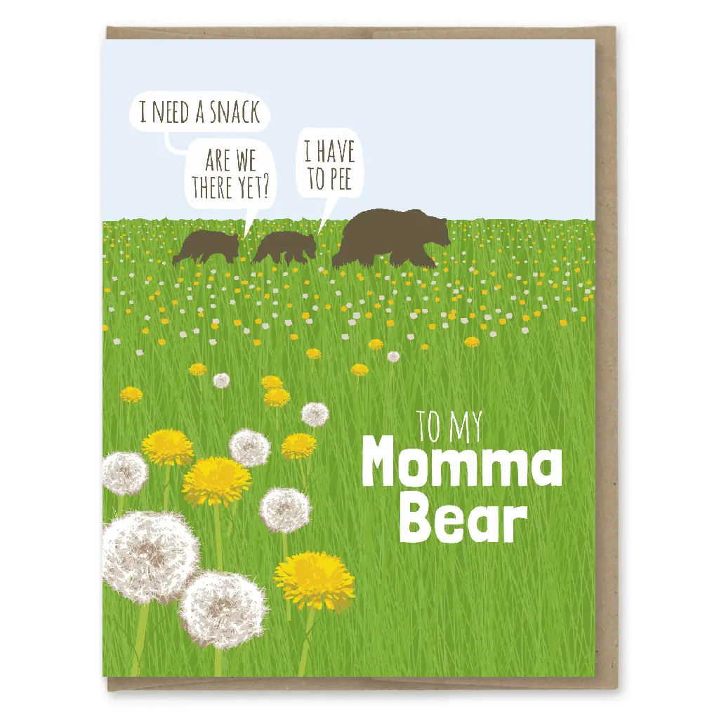 Momma Bear Mother's Day Card