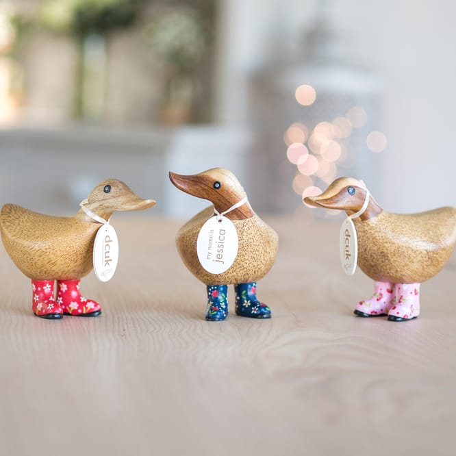 Floral Boot Ducky
