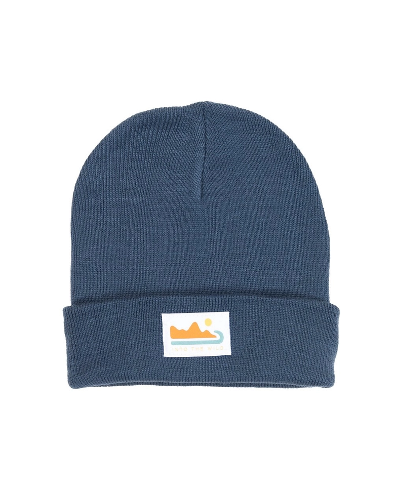 Into the Wild Cuffed Beanie - Slate