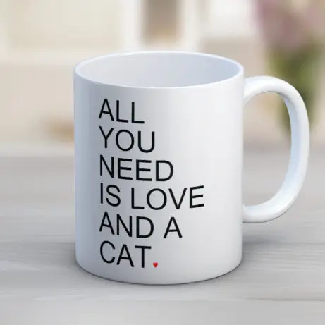 Love & a Cat Mug