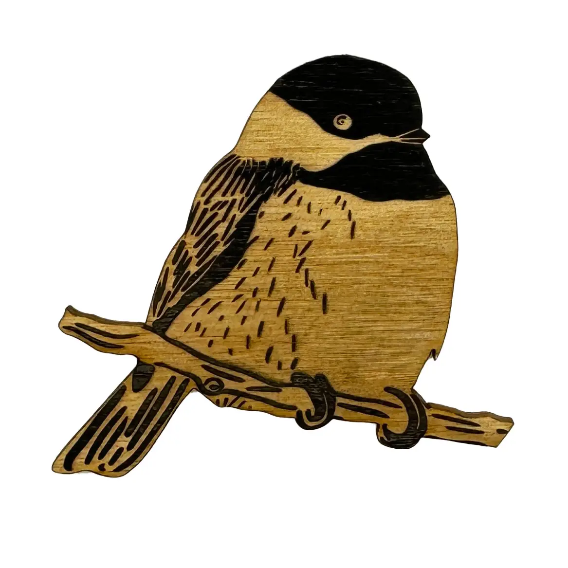 Wooden Bird Magnet