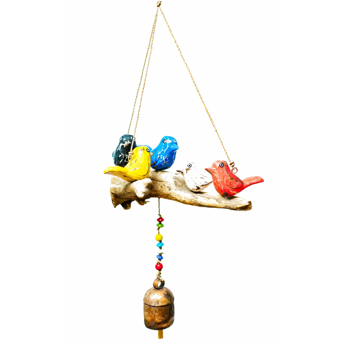 Chit Chat Colored Birds Chime