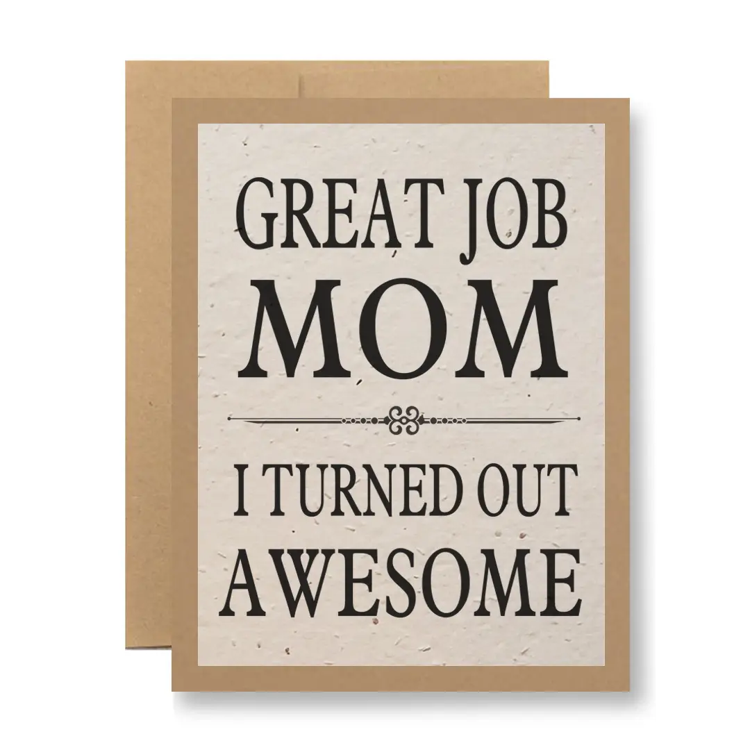 Great Job Mom Mother's Day Card