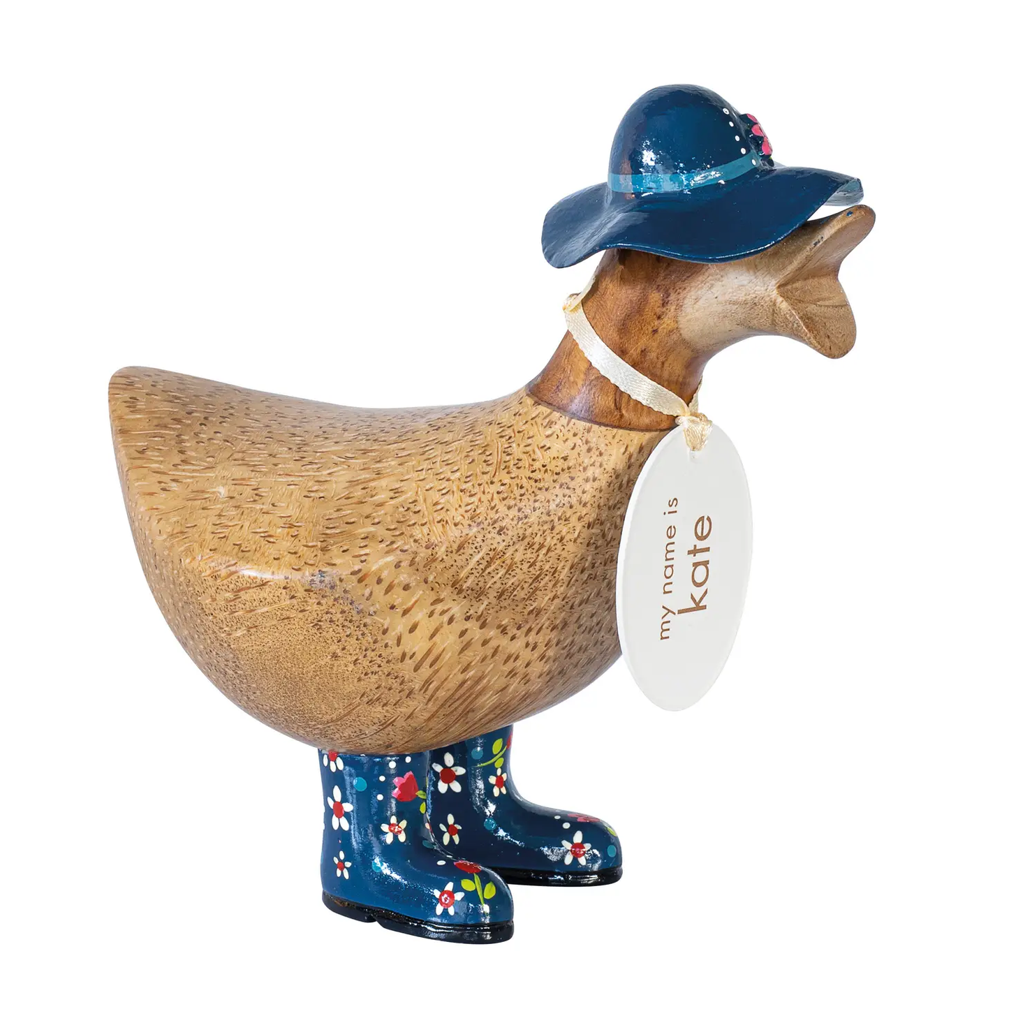 Ducky with Floral Boots + Hat