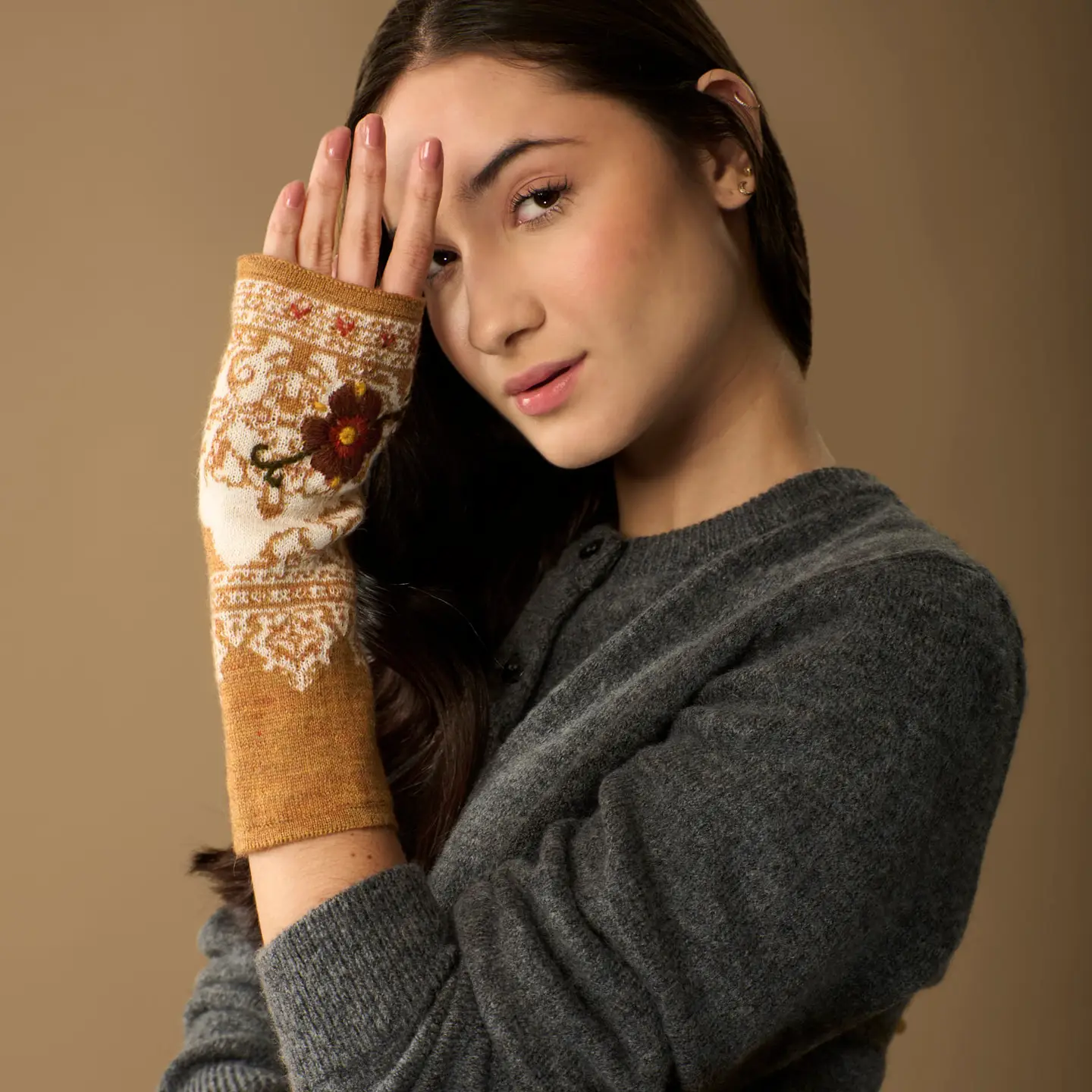 Isabela Alpaca Wrist Warmers