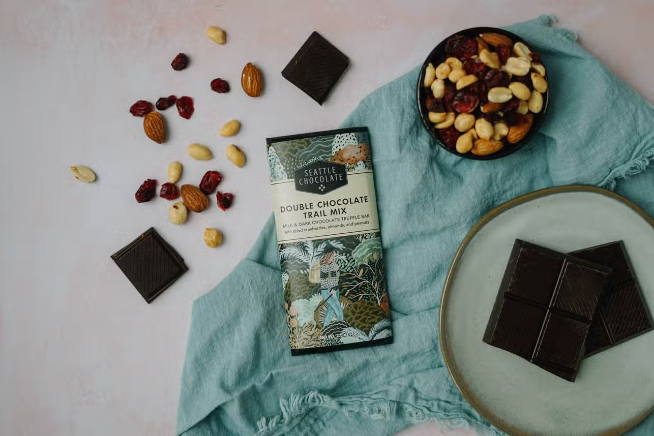 Double Chocolate Trail Mix Truffle Bar