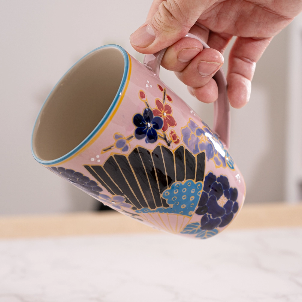 Tea Infuser Mug 15oz Festival Fan