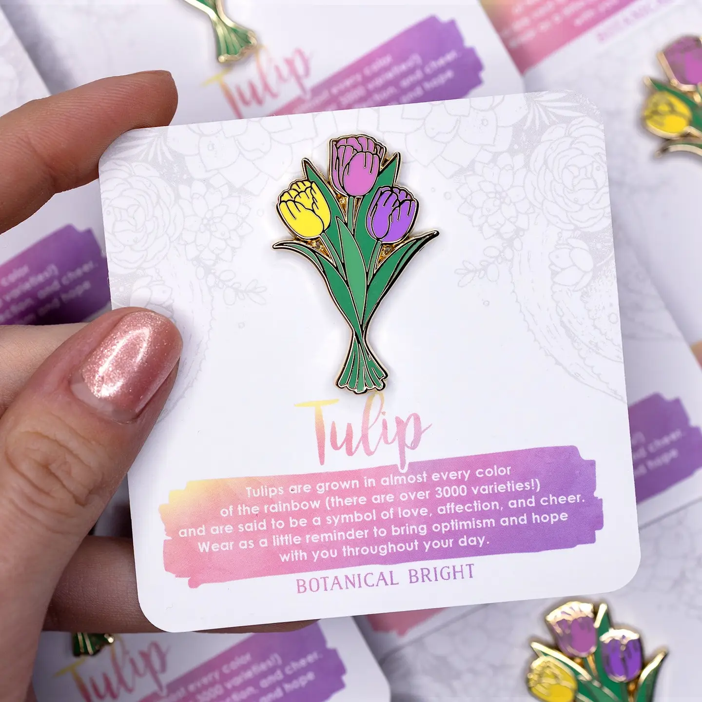 Tulip Enamel Pin