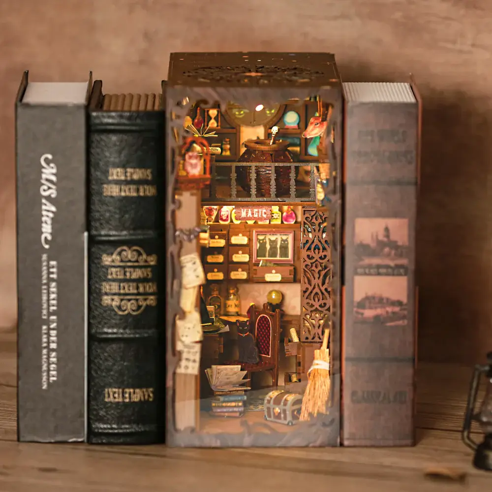 DIY Miniature Book Nook Kit: Magic Pharmacist