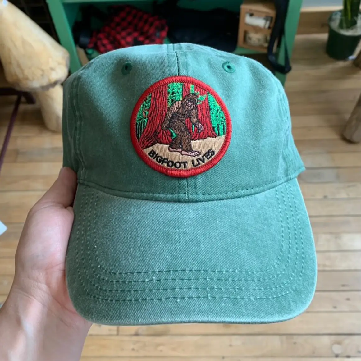 Bigfoot Lives Embroidered Hat