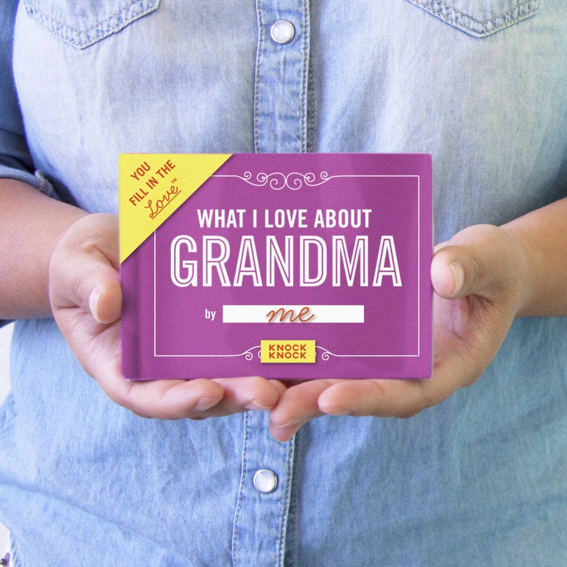 What I Love About Grandma Fill In Book