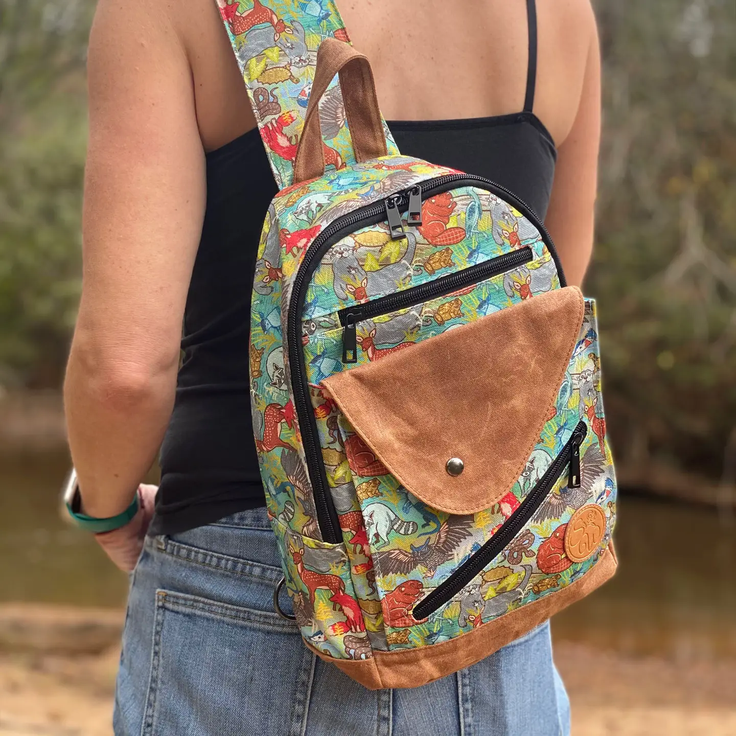 Creek Critters Sling Backpack
