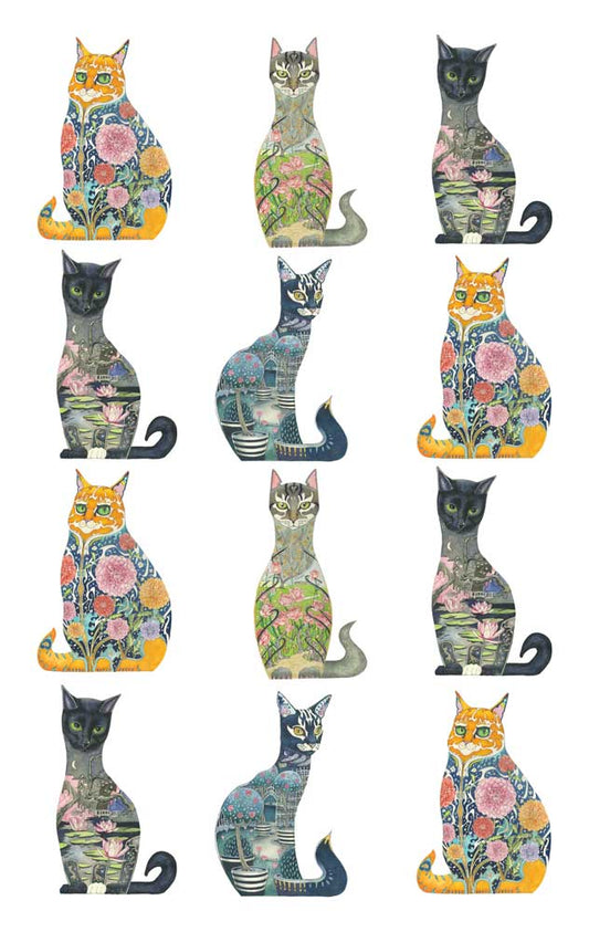 Cats Tea Towel