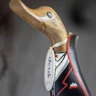 Vampire Wooden Duck