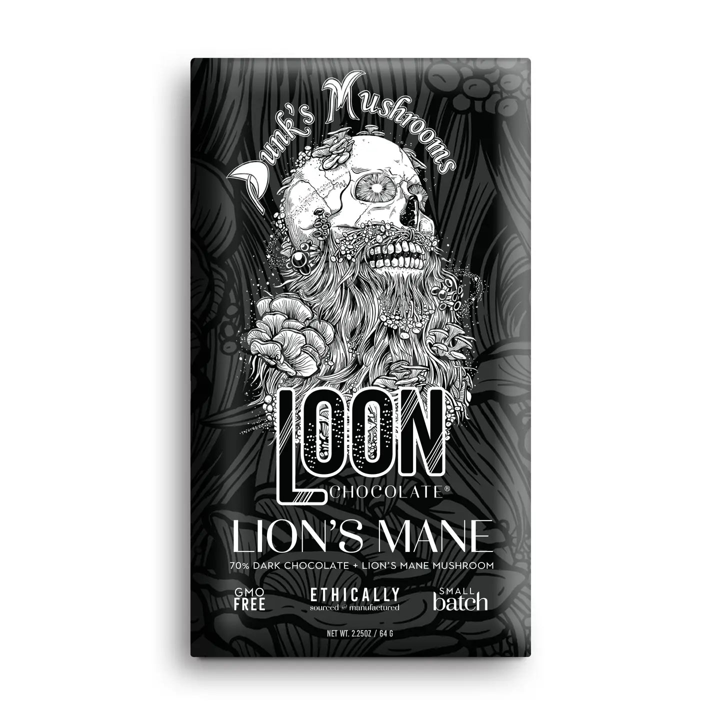 Dark Chocolate with Lion's Mane Powder