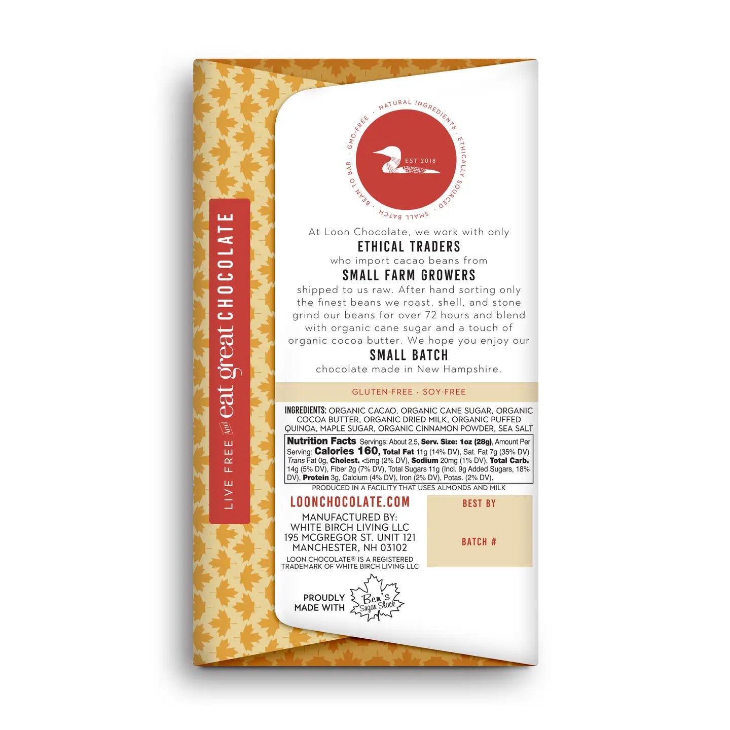 Milk Chocolate Maple Crunch