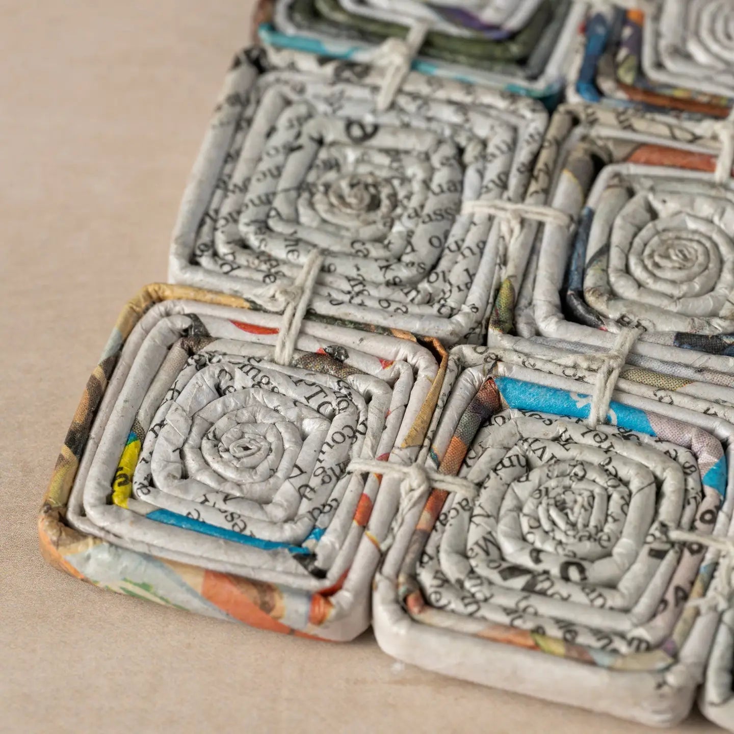 Recycled Newspaper Trivet