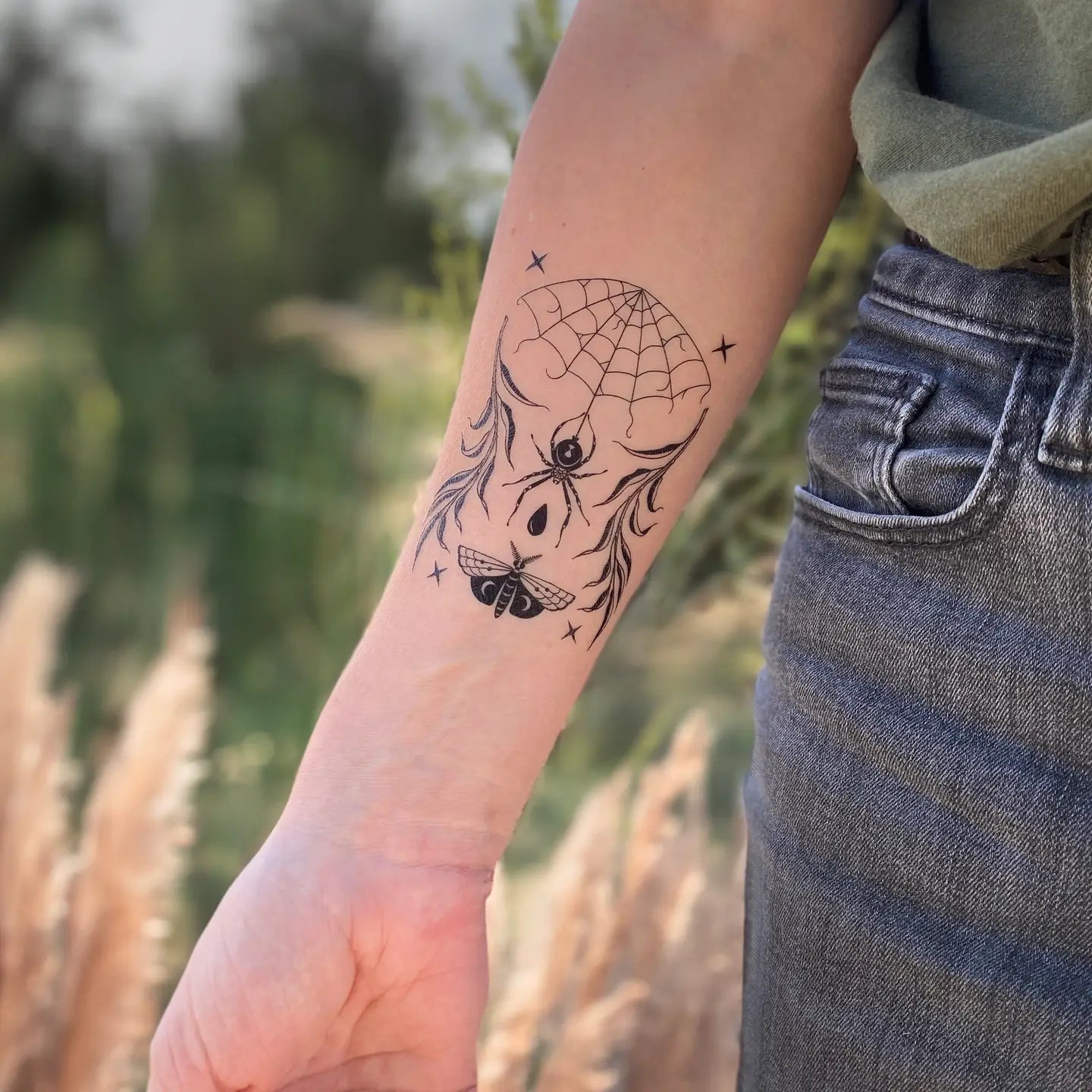 Widow & Willow Temporary Tattoo
