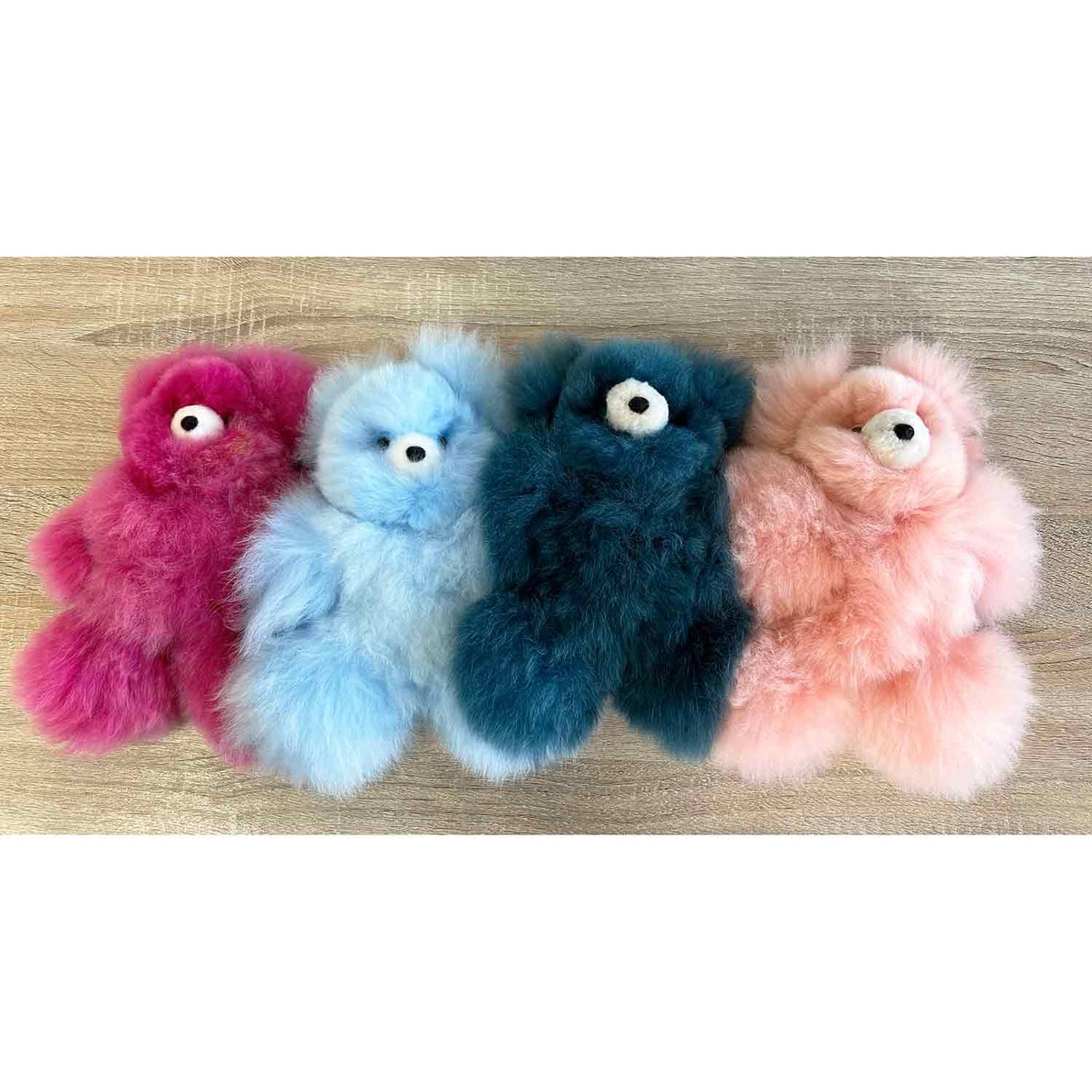 Alpaca Stuffed Animal - Colorful Bear - 10" Small