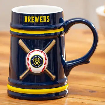 Milwaukee Brewers Ceramic Stein Cup 24 oz