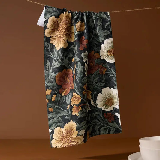 Geometry Tea Towel: Classic  Floral