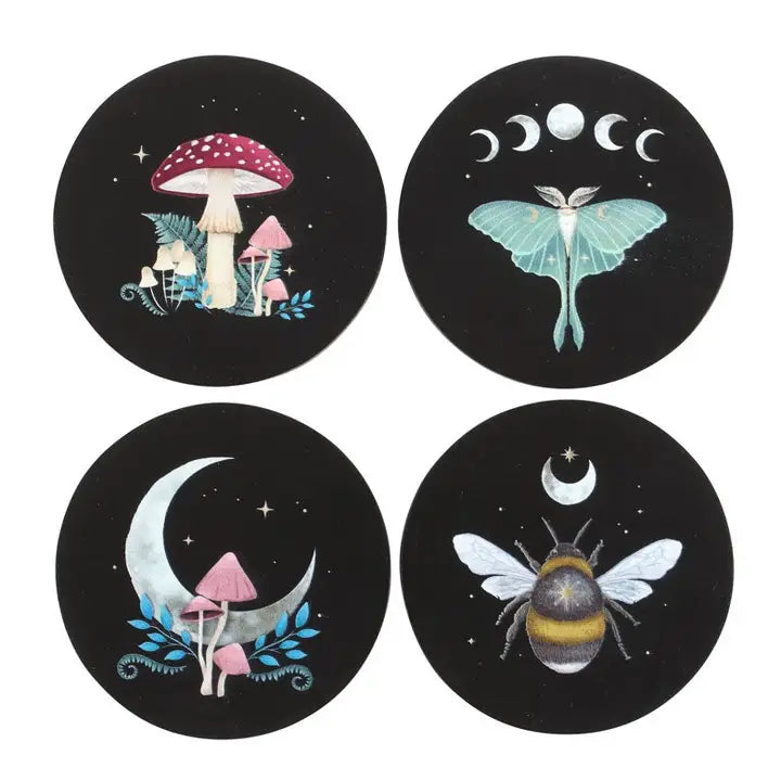 Dark Forest Bee Coaster