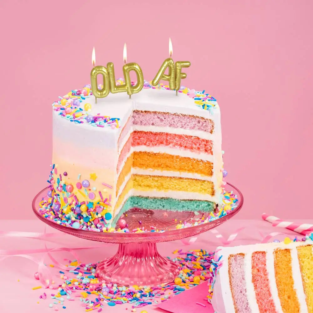 Old AF - Lighten Up Party Candles