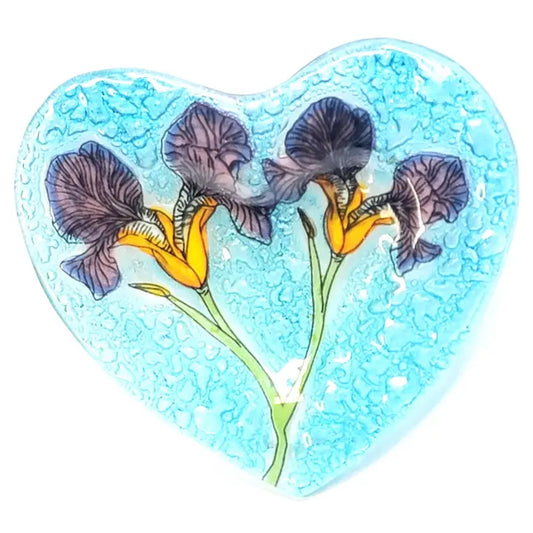Heart Shape Dish -Iris