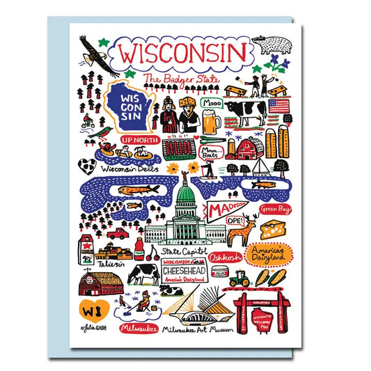 Wisconsin Statescapes Card
