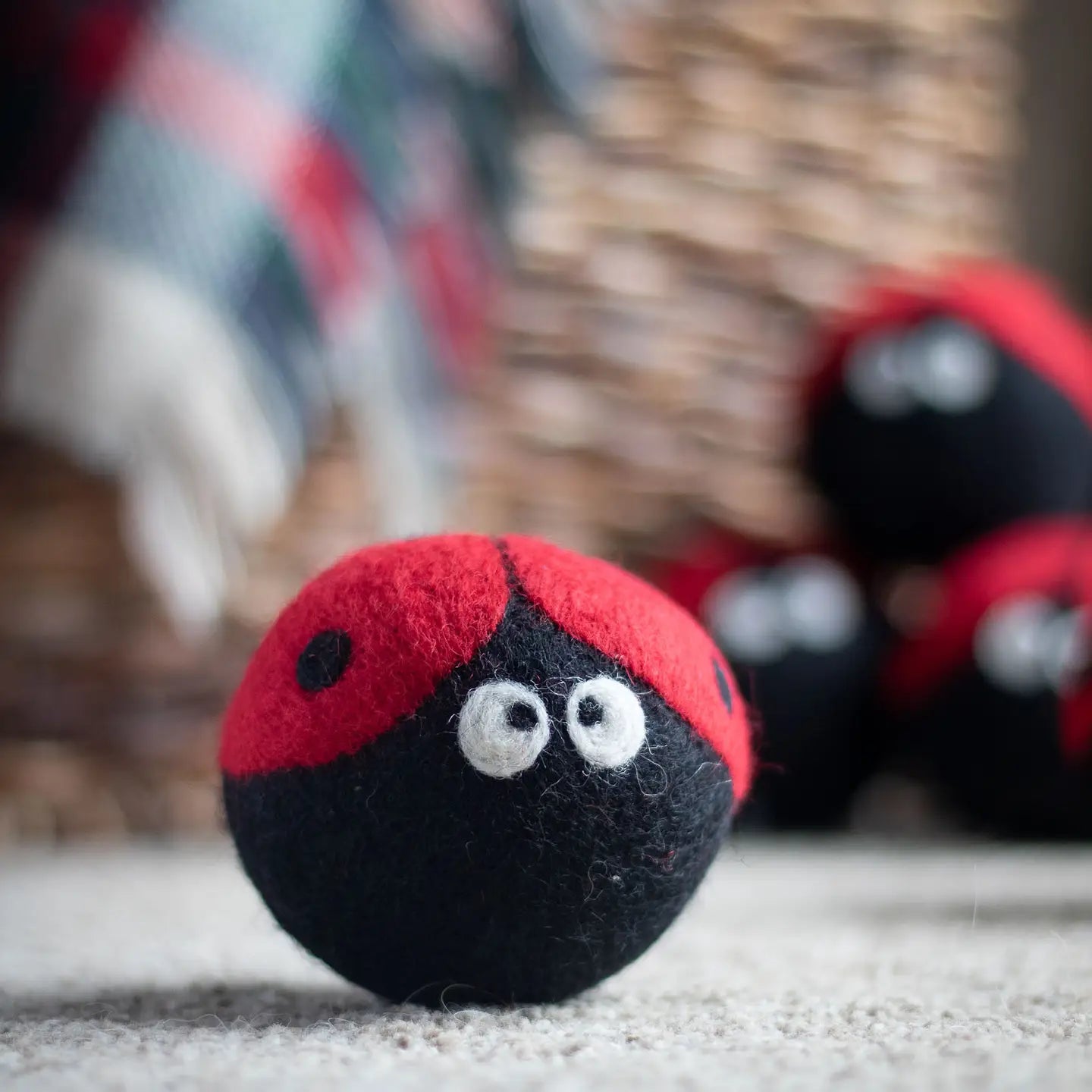 Ladybug Dryer Ball