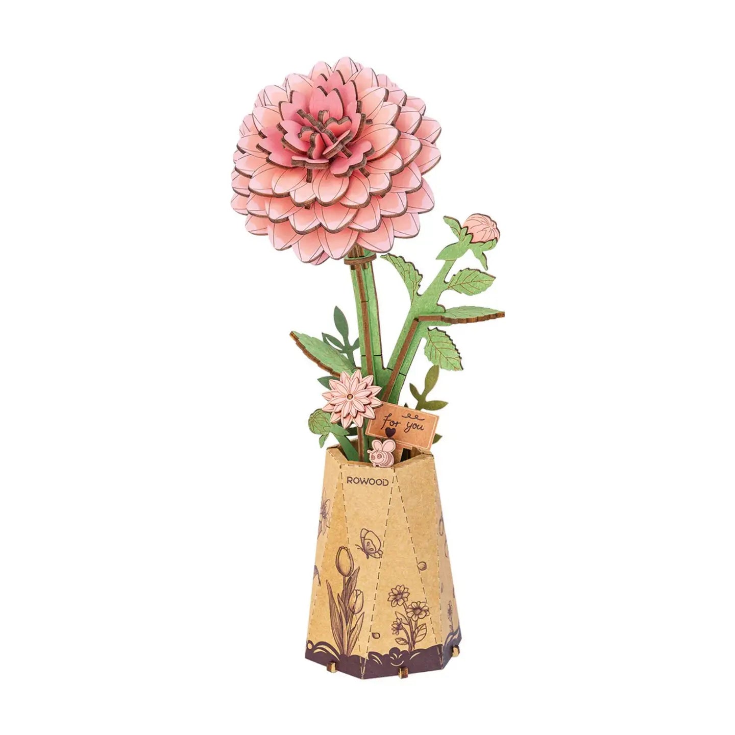3D Wooden Flower Puzzle