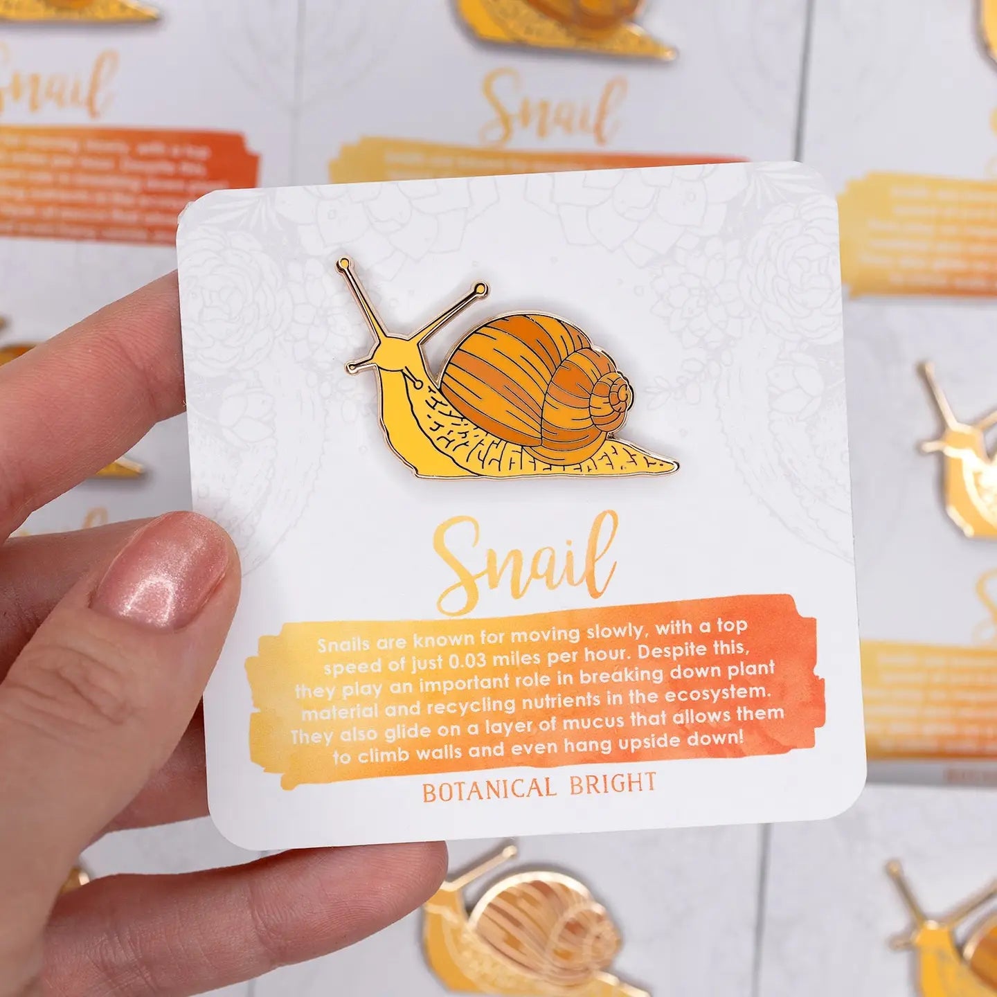 Snail Enamel Pin