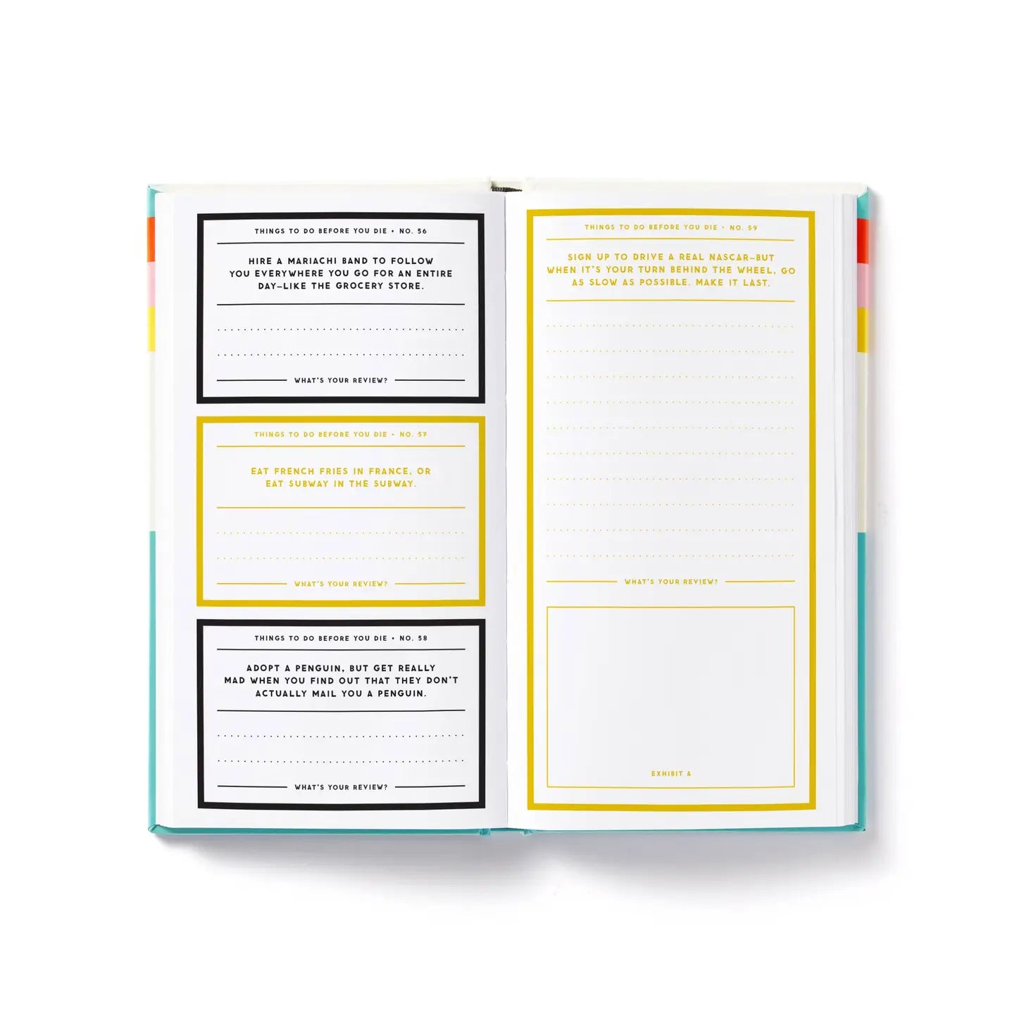 A Million Things To Do Before You Die Book