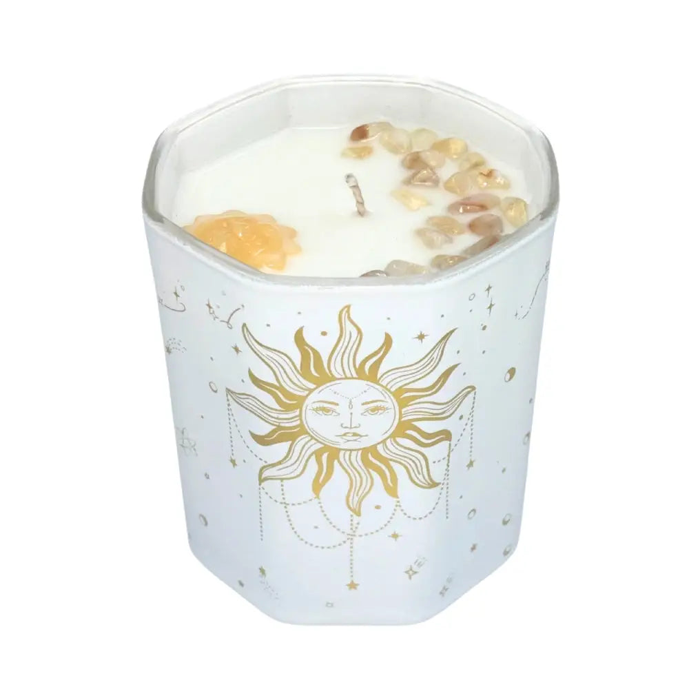 Sun Crystal Candle