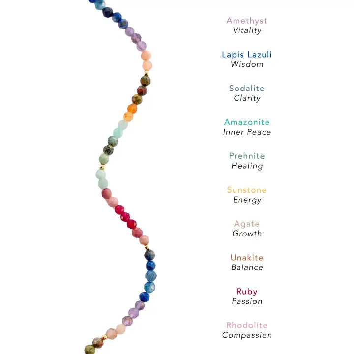 Good Vibes 3mm Healing Bracelet