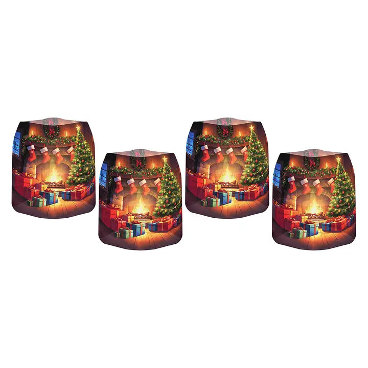 Hearth & Holiday Expandable Luminaries 4pk