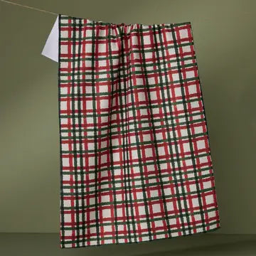 Geometry Tea Towel : Holiday Charm