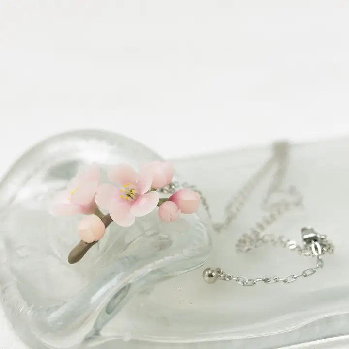 Pendant - Sakura Branch - Jewelry with Sakura Flowers