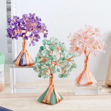 Tree of Life Pyramid Crystal Base