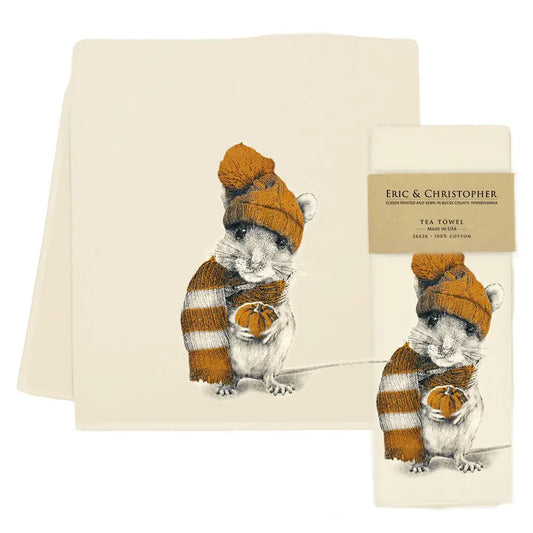 Harvest Mouse Tea Towel