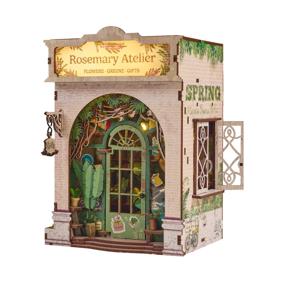 DIY Miniature Book Nook Kit: Rosemary Atelier